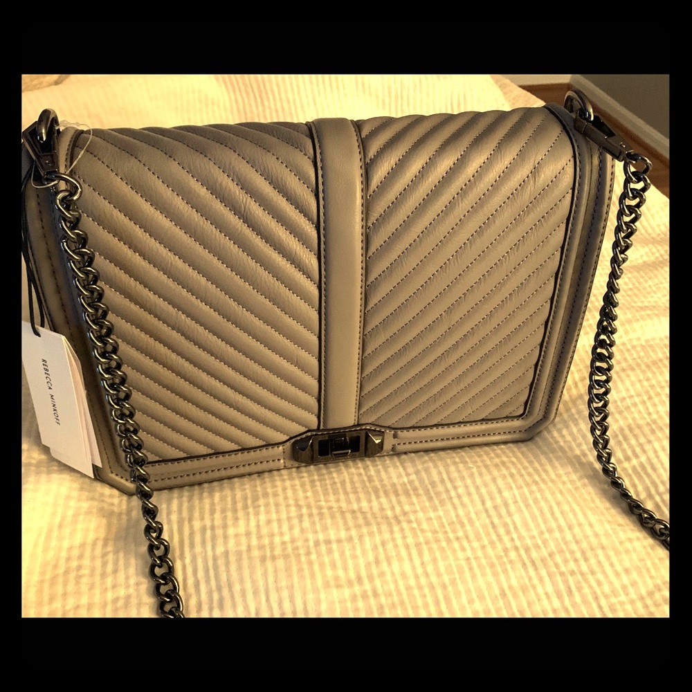 Rebecca Minkoff Chevron Quilted Jumbo Love